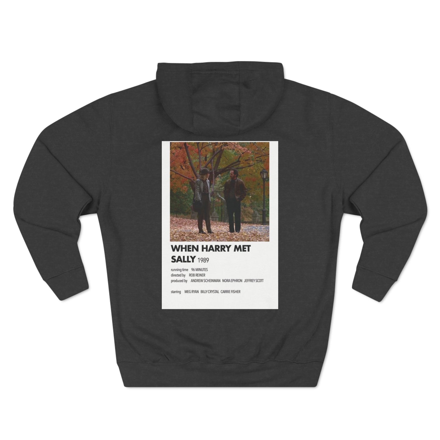 Three-Panel Fleece Hoodie